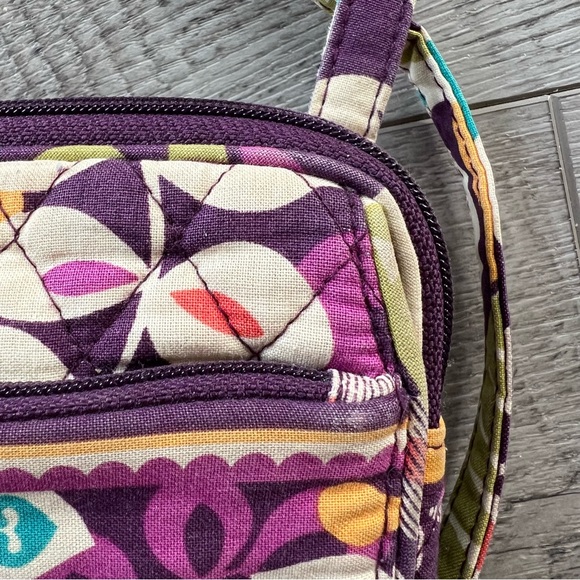 Vera Bradley Plum Crazy Mini Hipster Crossbody - Picture 9 of 14